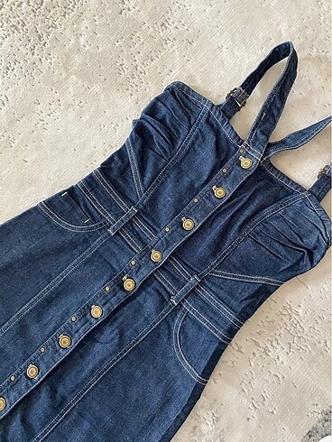 s Beden lacivert Renk Mango jean elbise