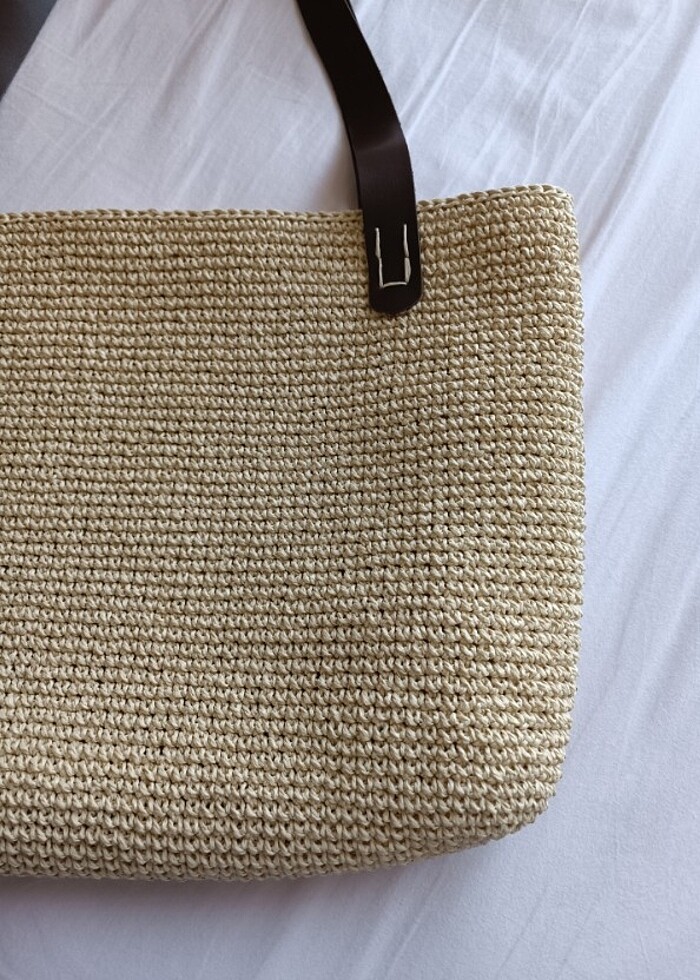 KAĞIT İPTEN PLAJ ÇANTASI  - Görsel 2