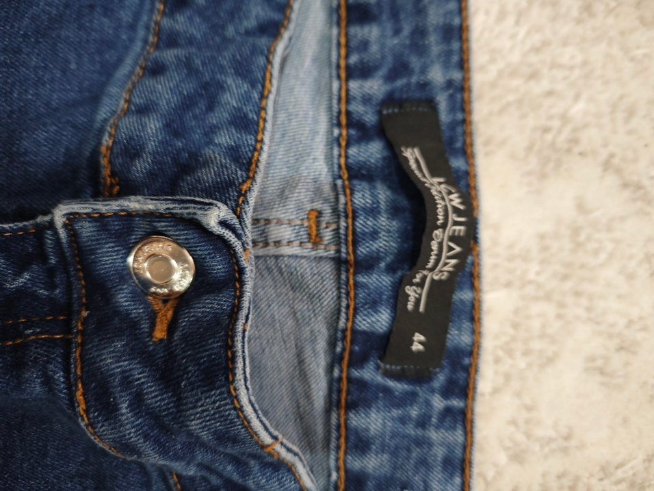 Kadın Mavi Loose Fit Denim Pantolon - Görsel 2