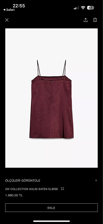 xs Beden zara yeni sezon elbise