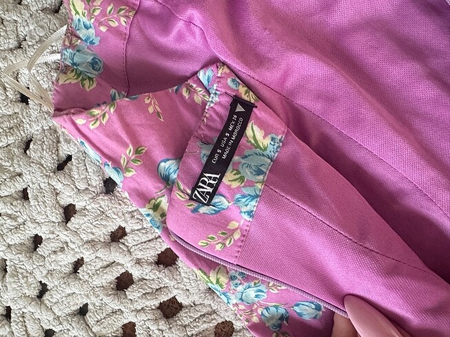 Zara Zara çiçekli elbise