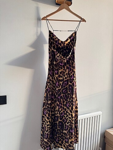 Zara zara leopar elbise
