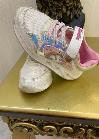 Kinetix Kız Çocuk Pembe Cırtlı Spor Ayakkabı