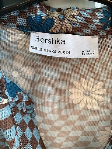 xs Beden mavi Renk Bershka gömlek