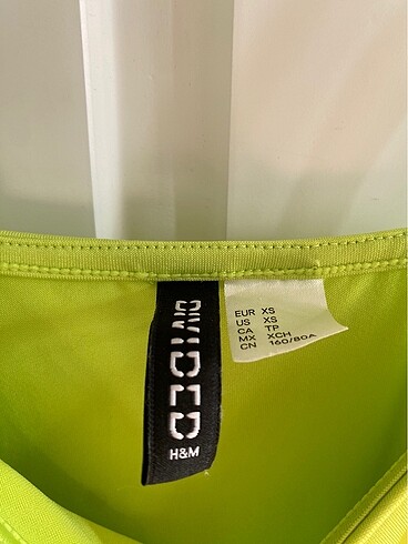 xs Beden sarı Renk H&m elbise