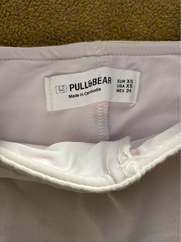 xs Beden beyaz Renk Pull&bear etek