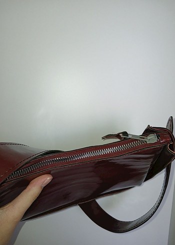 Diğer Bordo Deri Kadın Omuz Çantası