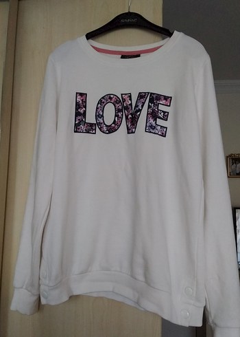 Gina Beyaz Sweatshirt