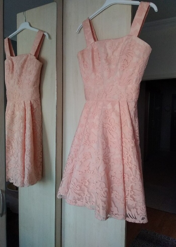 13 16 yaş arası koton elbise - Görsel 4