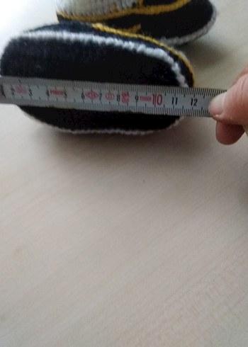 Örgü Bebek ayakkabı patik - Görsel 4