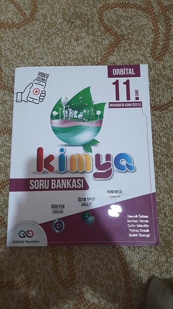 Orbital yayinlari 11. Sınıf kimya test kitabi
