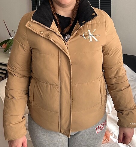 Calvin Klein Kadın Taba rengi mont