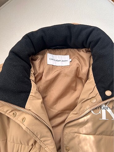 l Beden camel Renk Calvin Klein Kadın Taba rengi mont