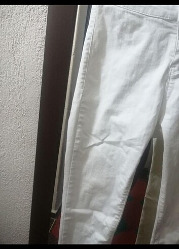 xs Beden beyaz Renk Beyaz pantolon 