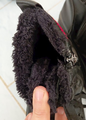 Kadın Siyah Deri Punk Tarzı Bot - Görsel 4