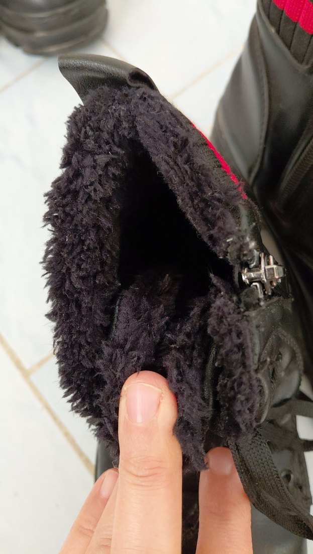 Kadın Siyah Deri Punk Tarzı Bot - Görsel 4