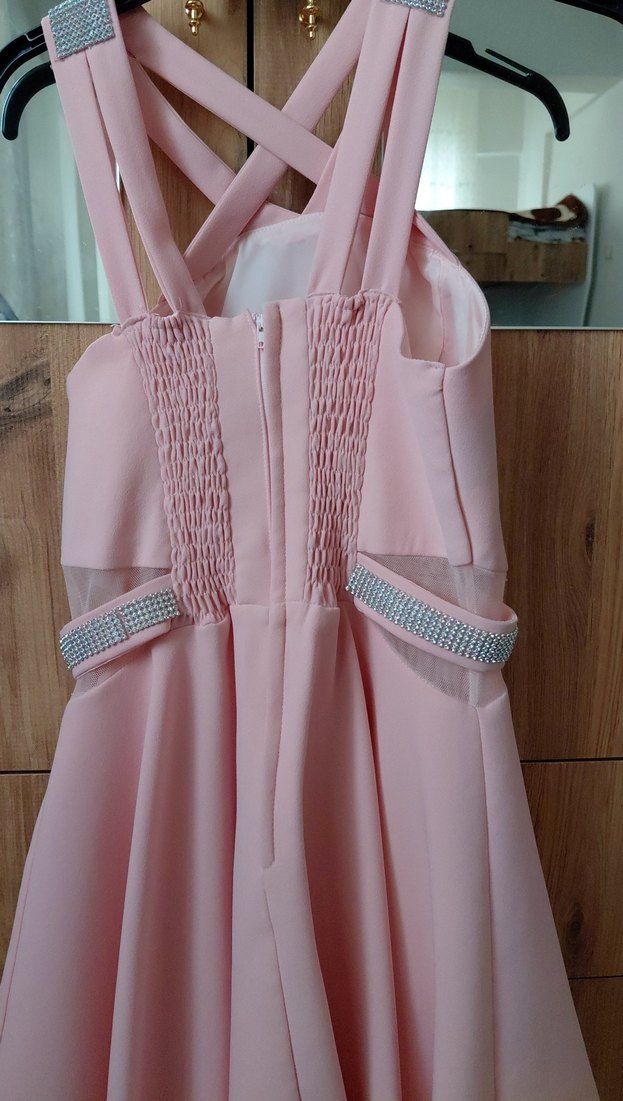 kız çoxuk abiye elbise - Görsel 3