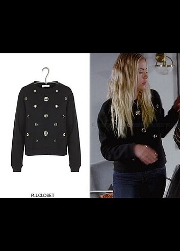 Sandro delikli sweatshirt 