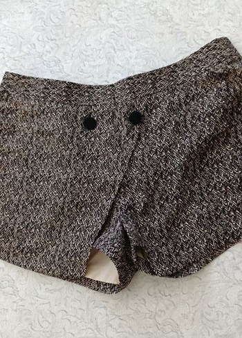 JENNİ KAYNE MARKA Desenli İpek Karışımlı  Mini şort  Etek - Görsel 6