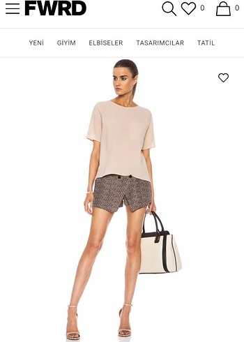 JENNİ KAYNE MARKA Desenli İpek Karışımlı  Mini şort  Etek - Görsel 5