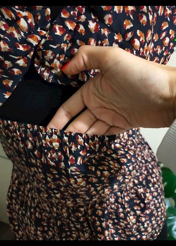 zara sırt dekolteli leopar desenli bluz - Görsel 3