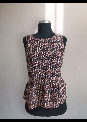 zara sırt dekolteli leopar desenli bluz - Görsel 7