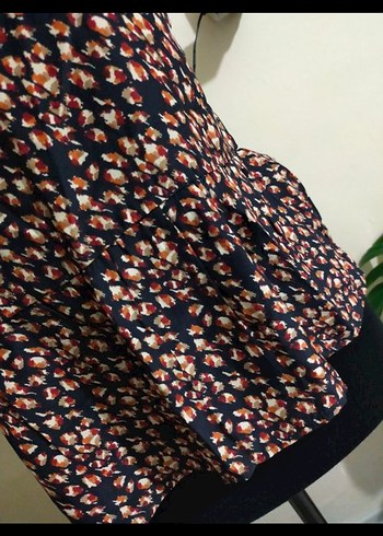 zara sırt dekolteli leopar desenli bluz - Görsel 5