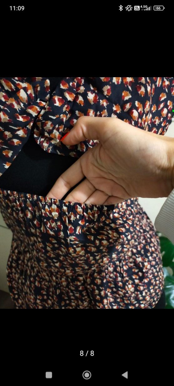 zara sırt dekolteli leopar desenli bluz - Görsel 3