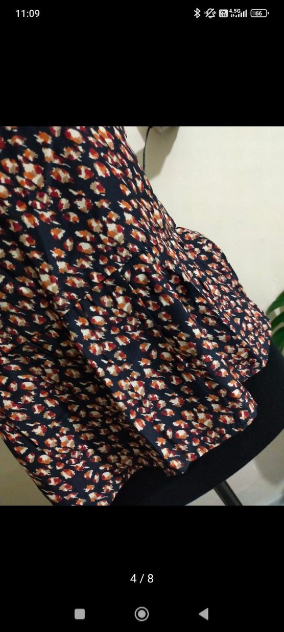 zara sırt dekolteli leopar desenli bluz - Görsel 5