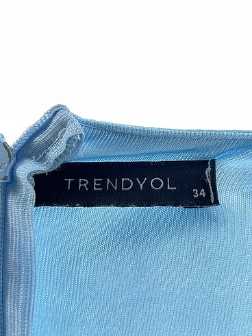 34 Beden mavi Renk Trendyol & Milla Kısa Elbise %70 İndirimli.