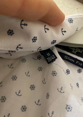 Erkek Beyaz Uzun Kollu Pamuk Gömlek - Görsel 3