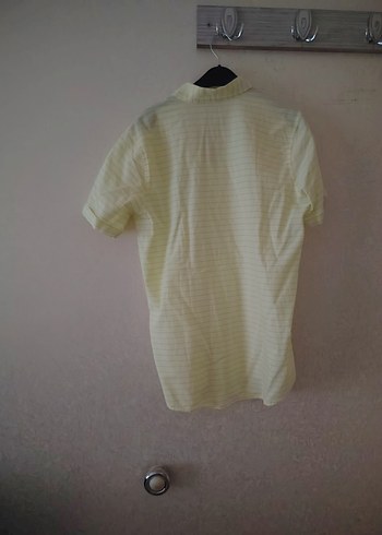 Sarı Kısa Kollu Gömlek - Görsel 2