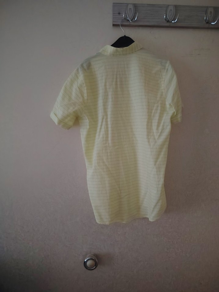 Sarı Kısa Kollu Gömlek - Görsel 2