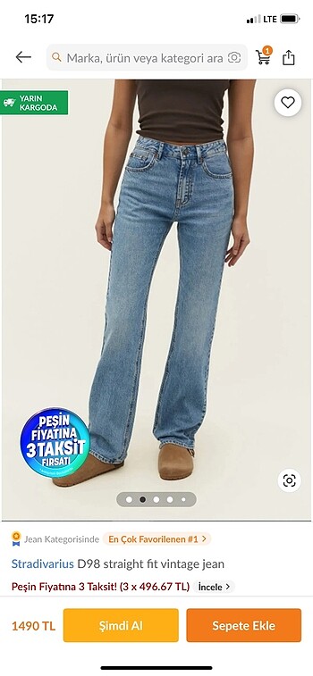 Stradivarius Stradıvarıus jean D98