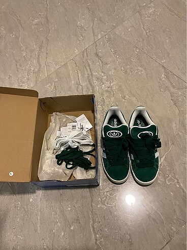 Adidas Campus 00s Dark Green Cloud White