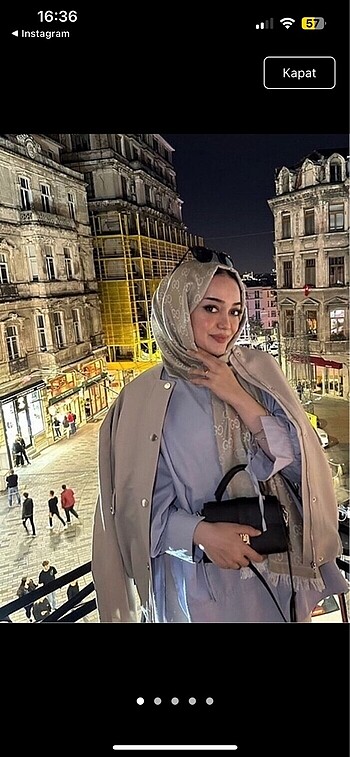 Gucci bej rengi şal