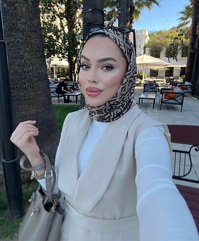Fendi kaşmir ipek şal