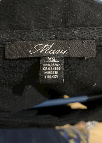 Siyah Süet Görünümlü Düğmeli Sweatshirt - Görsel 3