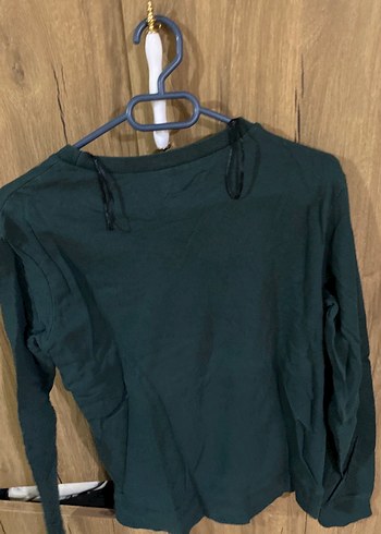 Yeşil Baskılı Uzun Kollu Kadın Sweatshirt - Görsel 2