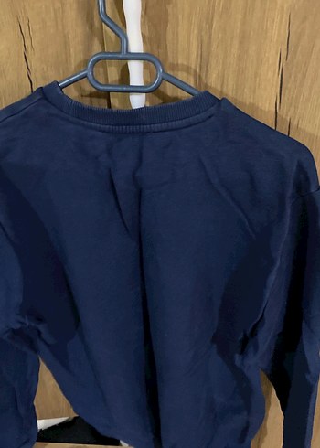 Mavi Baskılı Triko Uzun Kollu Sweatshirt - Görsel 2