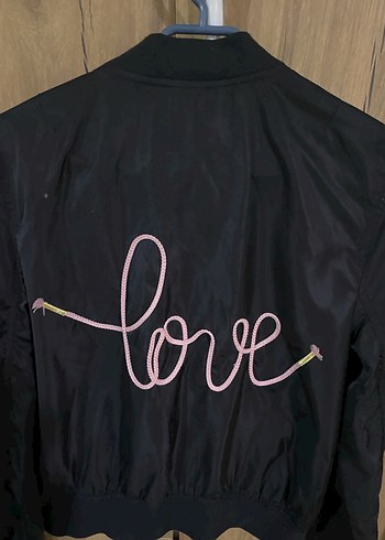 Siyah Baskılı Kadın Ceket - Görsel 2