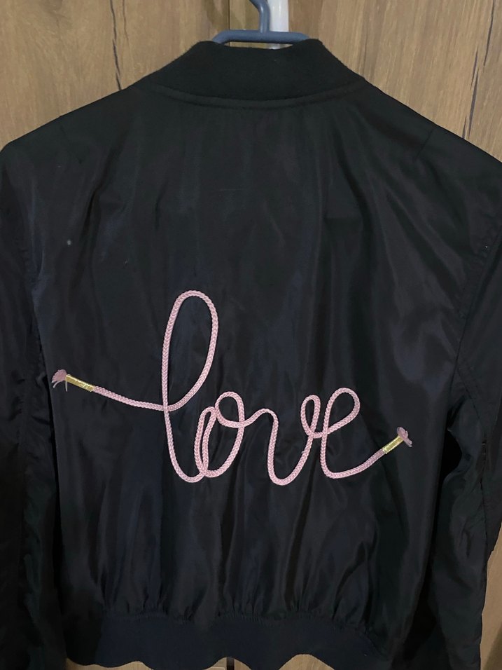 Siyah Baskılı Kadın Ceket - Görsel 2