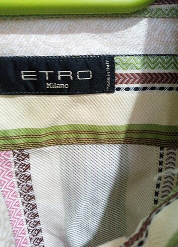 Zara ETRO Milano kadın gömlek renkli şık
