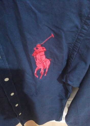 11-12 Yaş Beden lacivert Renk Ralph Lauren 10-12 yaş erkek çocuk gömlek 