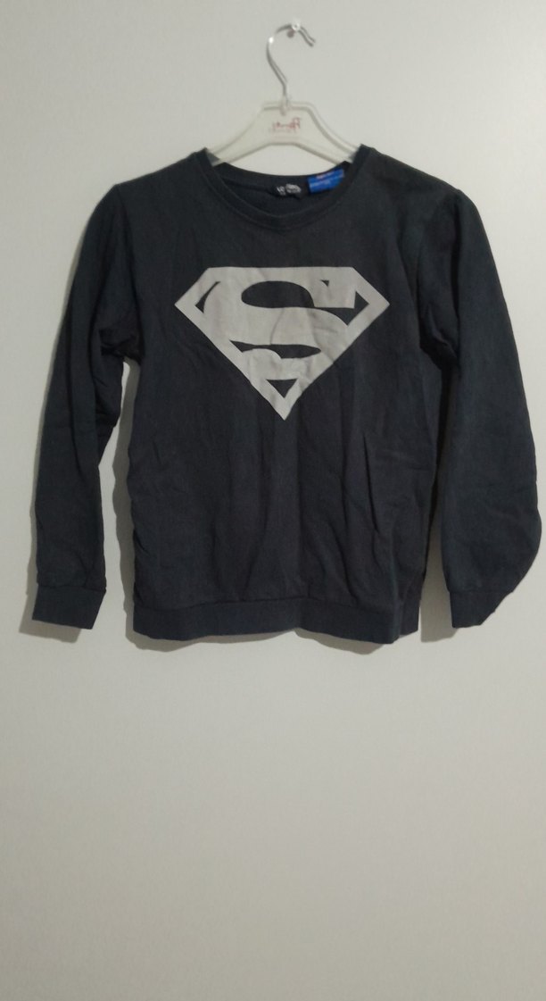 Gri Baskılı Erkek Sweatshirt - Görsel 2