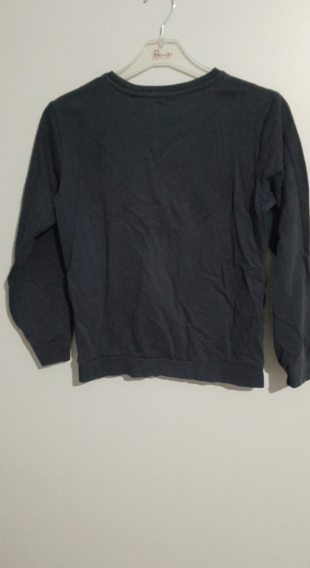 Gri Baskılı Erkek Sweatshirt - Görsel 4