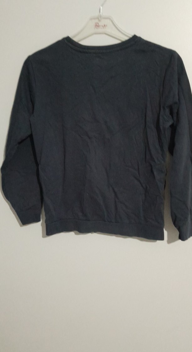 Gri Baskılı Erkek Sweatshirt - Görsel 5