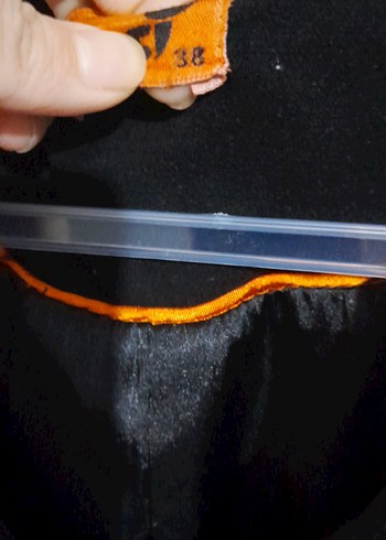 Çift Düğmeli Siyah Kaban - Görsel 3