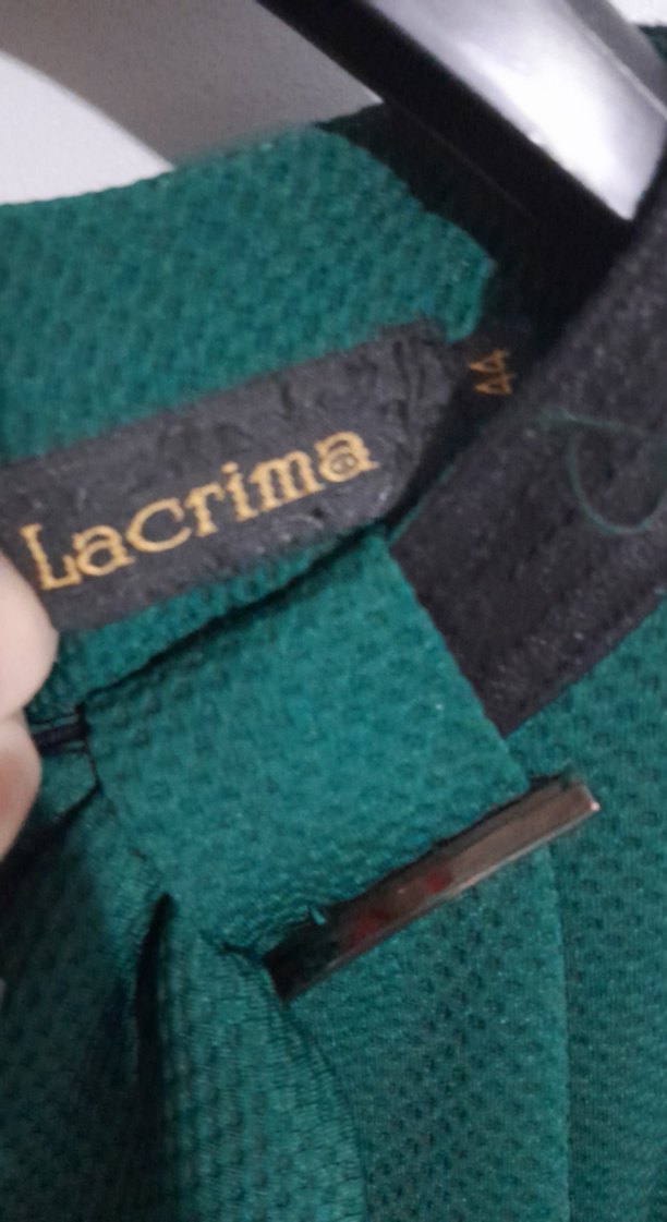 Kemerli Uzun Yeşil Kadın Elbise - Görsel 4