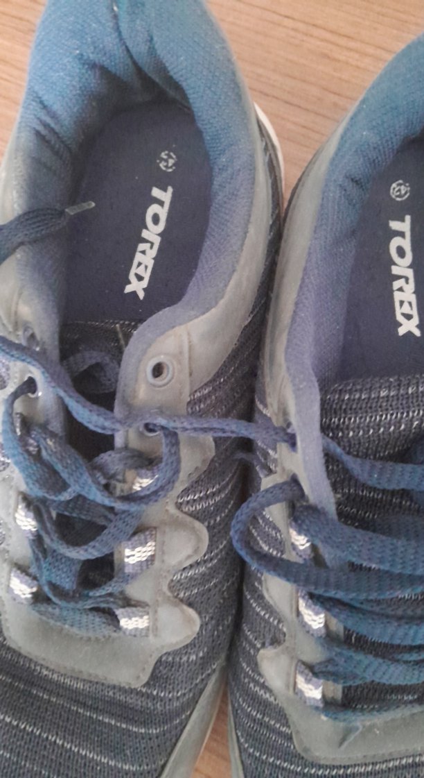 Mavi Gri Erkek Elastik Bağcıklı Spor Ayakkabı - Görsel 2